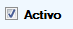 3. Casilla de verificación Activo